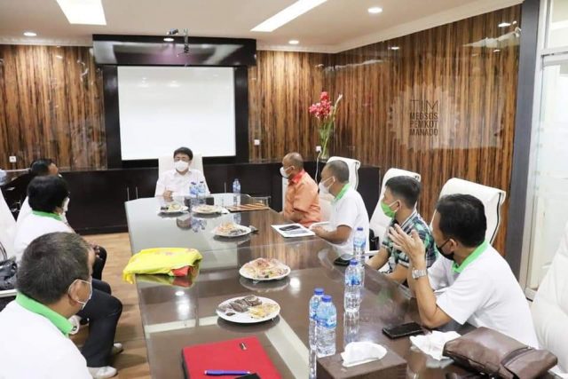 Panitia Smansa Peduli Lingkungan Temui Wali Kota Manado, Andrei Angouw Sentil Soal Banjir