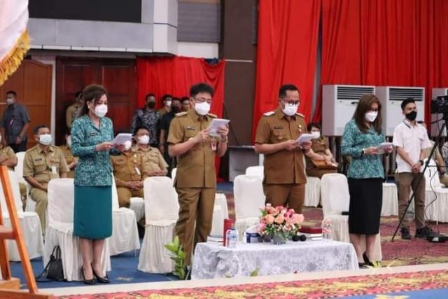 Pemkot Manado Gelar Ibadah Perdana, Andrei Angouw: Kerja Adalah Ibadah
