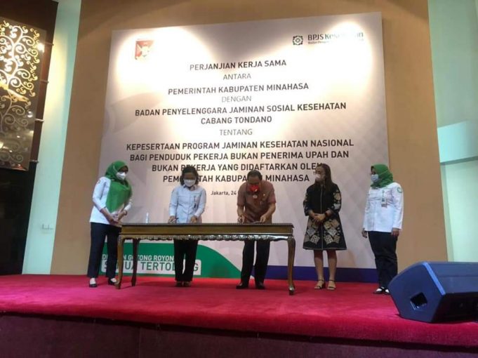 Pemkab Minahasa Kembali Jalin Kerjasama Dengan BPJS Kesehatan