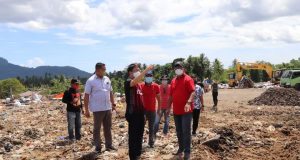 Akhir Pekan, Wali Kota Andrei Angouw Kembali Pantau TPA Sumompo