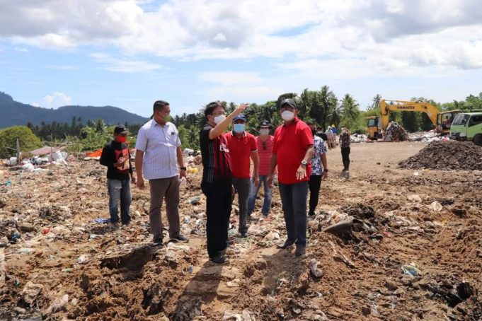 Akhir Pekan, Wali Kota Andrei Angouw Kembali Pantau TPA Sumompo