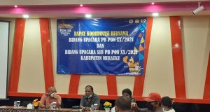 Jelang PON ke-XX, Panitia PON Merauke Gelar Rakor Antar Bidang