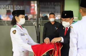 Tetap Patuhi Prokes Covid-19, Wali Kota Manado Kukuhkan Paskibra Manado 2021