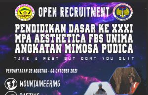 MPA AESTHETICA FBS UNIMA Buka Pendaftaran Dikdas ke-XXXI