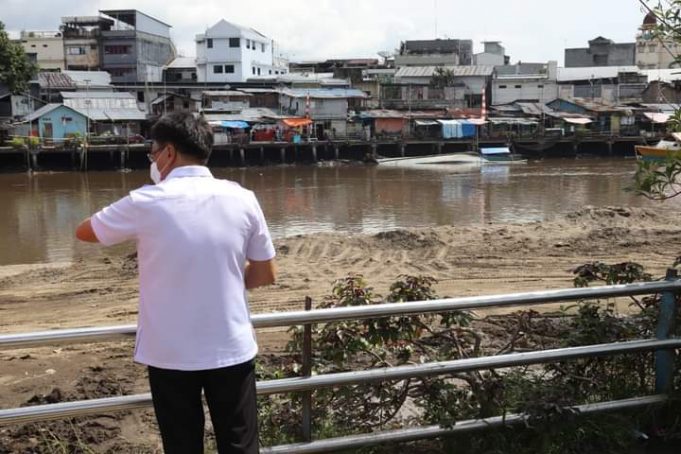 Wali Kota Kembali Tinjau Pengerukan Sungai di Jembatan Megawati