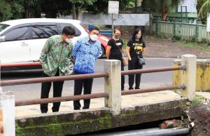 Cek Kondisi Infrastruktur Kota, Andrei Angouw Keliling Manado