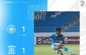 Diwarnai Dua Kartu Merah, Laga Sulut United vs Persiba Balikpapan Berakhir Imbang 1-1