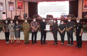 DPRD Manado Sahkan LKPJ Wali Kota 2021