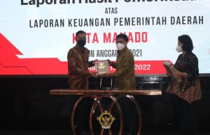 Pemkot Manado Raih Opini WTP Dari BPK RI