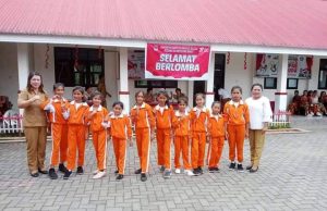 Peringati HUT Ke-77 RI, SD GMIM Tondei Juara Satu Lomba Senam se-Kecamatan Molbar
