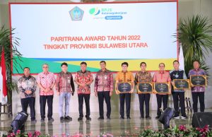 Pemkot Manado Raih Penghargaan Paritrana Award 2022