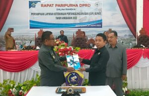 DPRD Talaud Gelar Sidang Paripurna Penyampaian LKPJ Bupati Tahun 2022