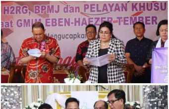Bupati dan Wakil Bupati Minahasa Rayakan Paskah Bersama Jemaat GMIM Wilayah Tumompaso Satu