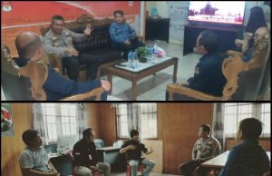 Kapolres AKBP Ketut Suryana Kunjungi KPU dan Bawaslu Minahasa