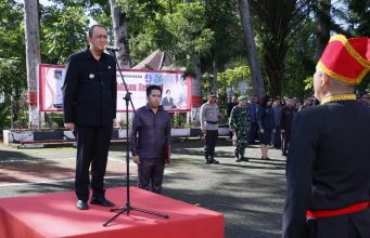 Pemkab Minahasa Gelar Upacara Peringati Hari Otda ke-XXVII dan Hardiknas 2023