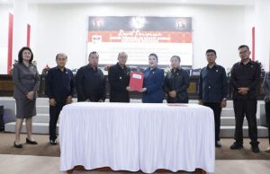 DPRD Minahasa Gelar Rapat Paripurna Penyampaian Rekomendasi LKPJ Bupati 2022