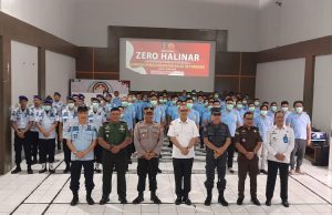 Hadiri Deklarasi Zero Halinar, Kapolres Minahasa Dukung Pemberantasan Narkoba Lapas Kelas IIB Tondano