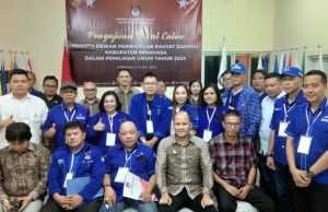 Berkas Bacaleg Lengkap dan Diterima KPU, Partai Demokrat Minahasa Optimis Raih 10 Kursi