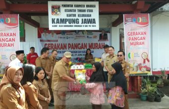 Jelang Iduladha dan Pengucapan Syukur, Wakil Bupati Minahasa Pantau Langsung Pasar Murah GPM