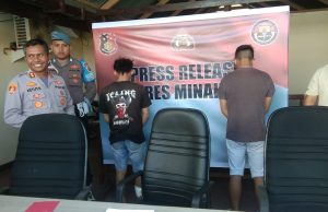 Resmob Polres Minahasa Tangkap Tiga Pelaku Curanmor di Tondano