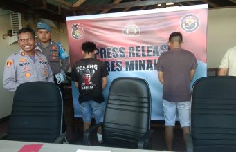 Resmob Polres Minahasa Tangkap Tiga Pelaku Curanmor di Tondano