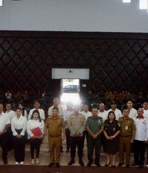 Pj Bupati Jemmy Kumendong Lantik Panpel Porkab Minahasa 2023