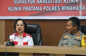 Kapolres AKBP Ketut Suryana Terima Tim Penyurvei Akreditasi Klinik Pratama Polres Minahasa
