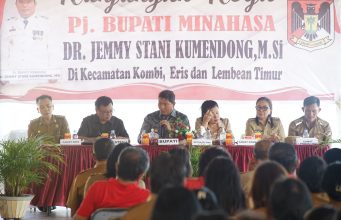 Pj Bupati Minahasa Tatap Muka Bersama Pemerintah Kecamatan Lembean Timur, Eris dan Kombi