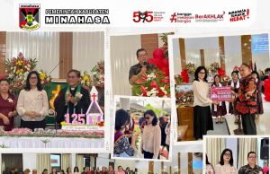 Sekda Lynda Watania Serahkan Dana Hibah Kepada GMIM Anugerah Touliang Kakas