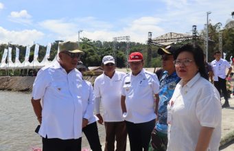 Gubernur Sulut Didampingi Pj Bupati Minahasa Pantau Kesiapan WakeFest 2023 di Danau Tondano