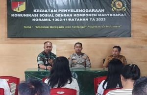 Koramil 1302-11/Ratahan Gelar Komsos Dengan Komponen Masyarakat
