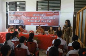 Dinas P3A Minahasa Gelar Sosialisasi Pencegahan Dan Penanganan Pernikahan Anak Usia Dini