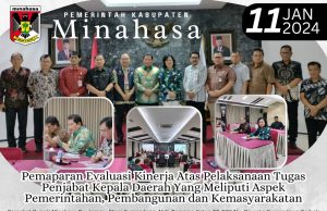 Pj Bupati Minahasa Sampaikan Hasil Evaluasi Kinerja Kepada Inspektorat Jenderal Kemendagri