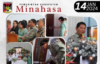 Pj Bupati Minahasa Hadiri Ibadah Syukur HUT Ke-10 dan Penahbisan Pastori GMIM Lembah Kasih Tataaran II