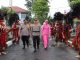 Tarian Kabasaran Iringi Prosesi Pisah Sambut Kapolres Minahasa