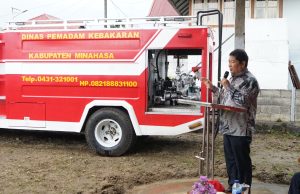 Tingkatkan Kesiapsiagaan Dan Penanggulangan Bencana, Pj Bupati Minahasa Resmikan Posko Damkar di Kakas