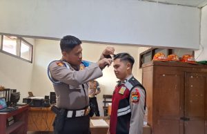 Provost Polres Minahasa Lakukan Pemeriksaan Di Satuan Samapta
