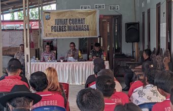 Jumat Curhat Di Totolan, Wakapolres Minahasa Sampaikan Pesan Kamtibmas