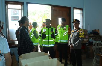 Kapolda Sulut Kunjungi Gudang Logistik Pemilu KPU Minahasa