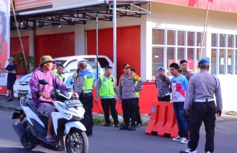 Pengamanan Ketat, Kampanye Capres Prabowo Subianto Di Langowan Berjalan Aman Dan Kondusif