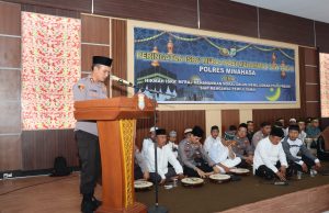 Polres Minahasa Gelar Peringatan Isra Mikraj 1445 H