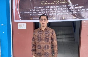 KPU Minahasa Gelar Ujian CAT Bagi Calon PPK Pilkada 2024