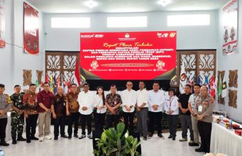 KPU Minahasa Gelar Rapat Pleno Terbuka Rekapitulasi DPSHP dan Penetapan DPT Pilkada 2024