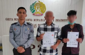 Dua WBP Lapas Tondano Terima Pembebasan Bersyarat Usai Jalani Program Pembinaan