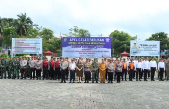 Jelang Pelantikan Presiden Terpilih, Polres Minahasa Apel Gelar Pasukan Operasi Zebra Samrat 2024