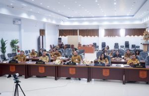 Jajaran Pemkab Minahasa Ikuti Rakor Pengendalian Inflasi Kemendagri