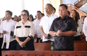 Bupati Minahasa Hadiri Ibadah Minggu Sengsara Pertama dan Pelantikan Panitia HAPSA WKI Sinode GMIM 2025