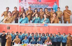 Ketua TP-PKK Minahasa Kunker di Kecamatan Remboken, Tompaso, dan Tompaso Barat
