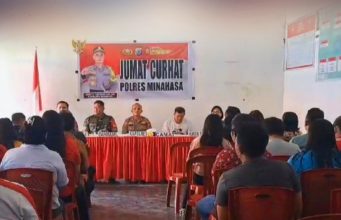 Jumat Curhat di Passo, Kapolres Minahasa Ajak Masyarakat Awasi Perkembangan Anak