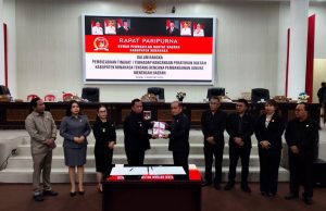 DPRD Minahasa Gelar Rapat Paripurna Pembicaraan Tingkat I Ranperda RPJMD 2025-2029